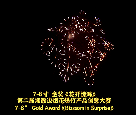 喜訊：吉騰煙花再次攬獲禮花彈系列“金、銀、銅”獎(jiǎng)！
